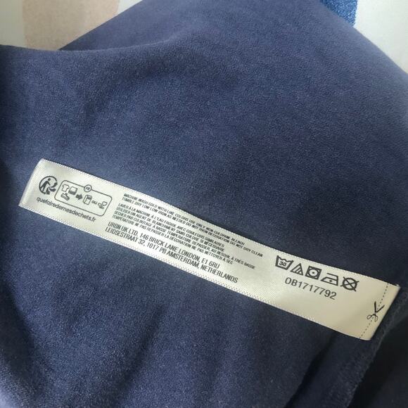 NWOT Free People Movement Blue Indigo Hot Shot Mini Dress Romper Size Small - Picture 12 of 15